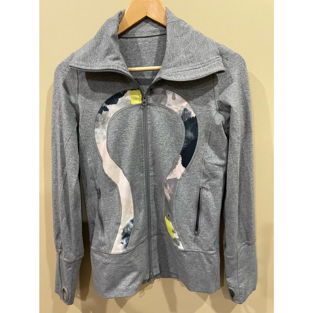 Lululemon In Stride Jacket Heathered Fossil